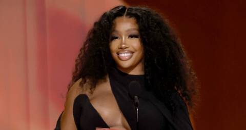 SZA Wears Mugler by Caser Cadwallader at the 65th Annual Grammy Awards 2023